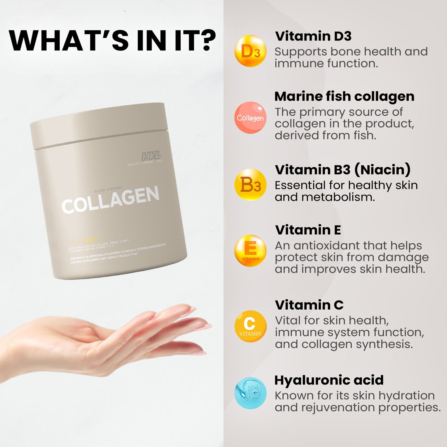 Peach Mango - Collagen Peptides